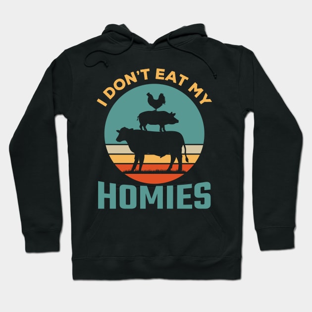 I don't eat my homies Hoodie by MZeeDesigns